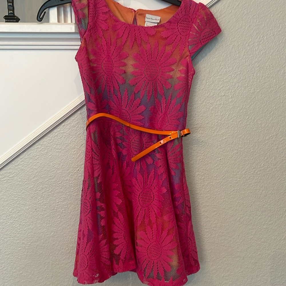 Sweet heart rose size 6x girls